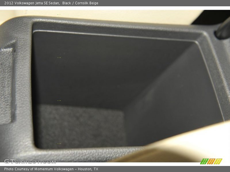 Black / Cornsilk Beige 2012 Volkswagen Jetta SE Sedan