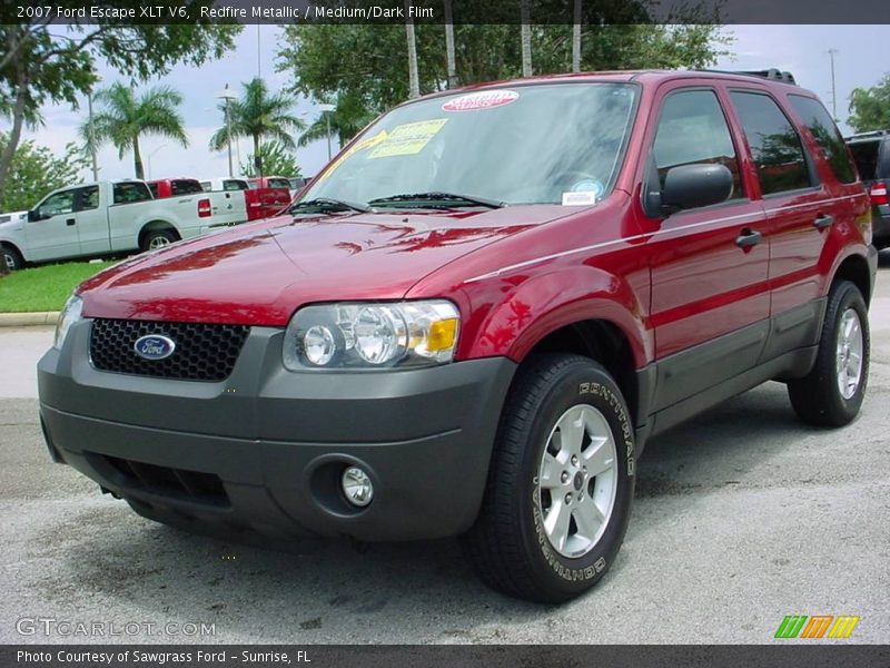 Redfire Metallic / Medium/Dark Flint 2007 Ford Escape XLT V6