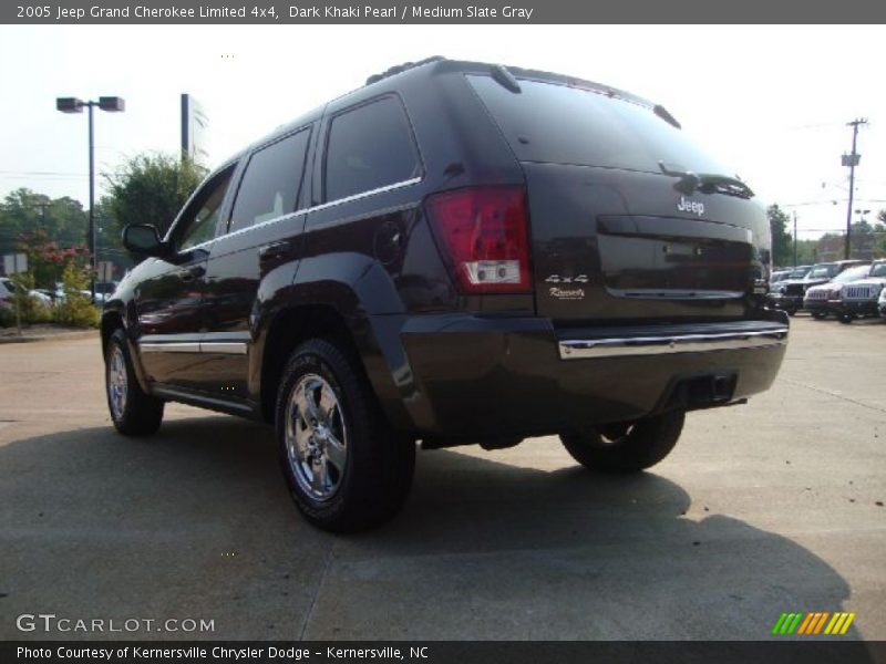 Dark Khaki Pearl / Medium Slate Gray 2005 Jeep Grand Cherokee Limited 4x4