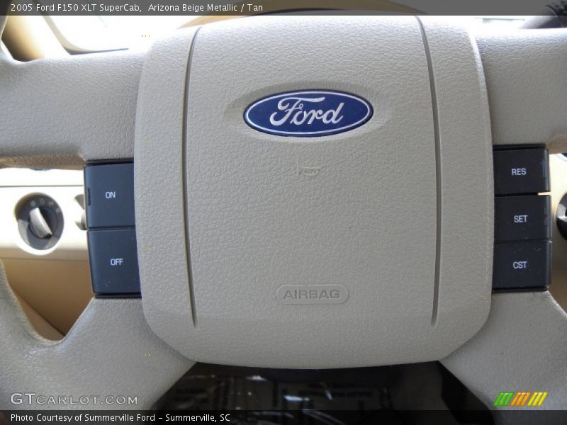 Arizona Beige Metallic / Tan 2005 Ford F150 XLT SuperCab