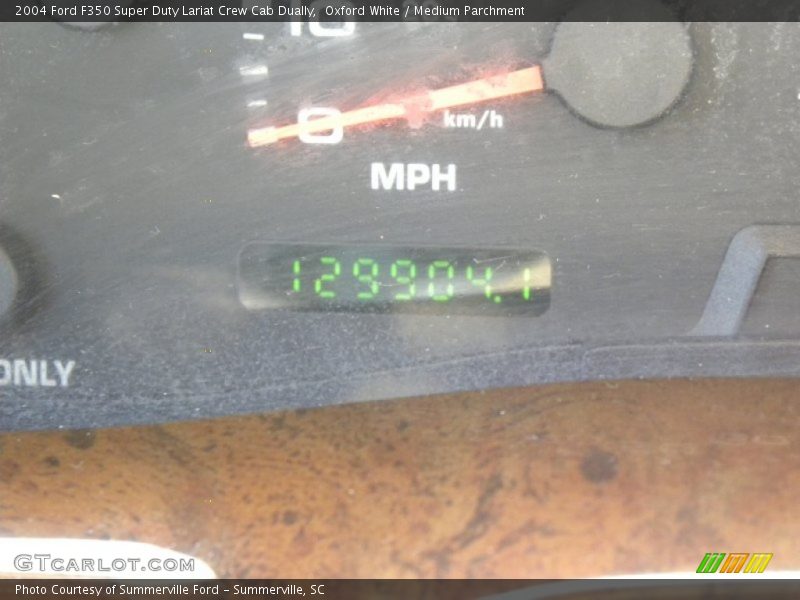 Oxford White / Medium Parchment 2004 Ford F350 Super Duty Lariat Crew Cab Dually