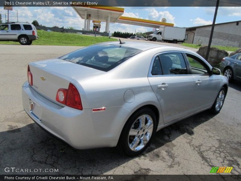 Silver Ice Metallic / Ebony 2011 Chevrolet Malibu LT