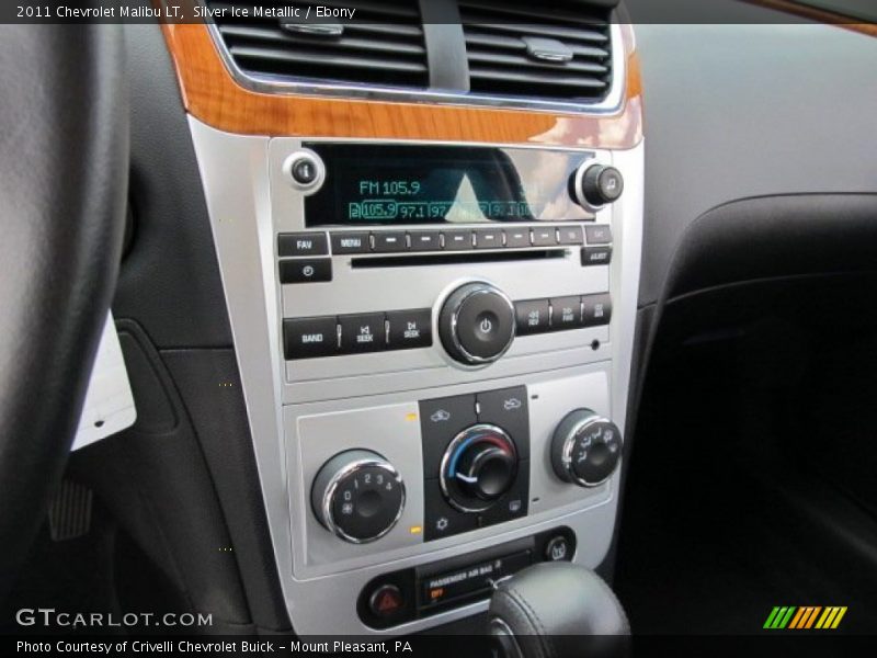 Silver Ice Metallic / Ebony 2011 Chevrolet Malibu LT