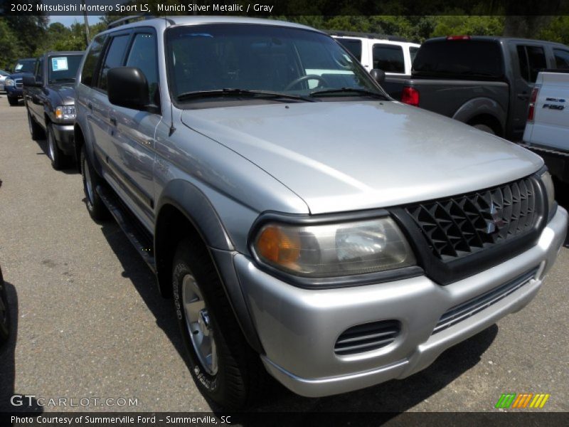 Munich Silver Metallic / Gray 2002 Mitsubishi Montero Sport LS
