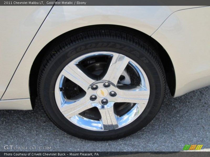 Gold Mist Metallic / Ebony 2011 Chevrolet Malibu LT