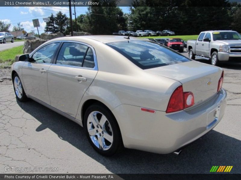 Gold Mist Metallic / Ebony 2011 Chevrolet Malibu LT