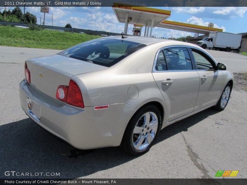 Gold Mist Metallic / Ebony 2011 Chevrolet Malibu LT