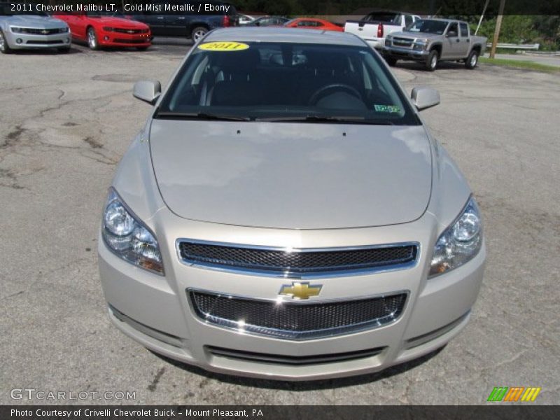 Gold Mist Metallic / Ebony 2011 Chevrolet Malibu LT