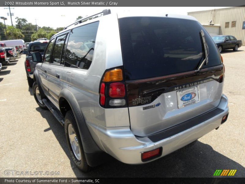 Munich Silver Metallic / Gray 2002 Mitsubishi Montero Sport LS