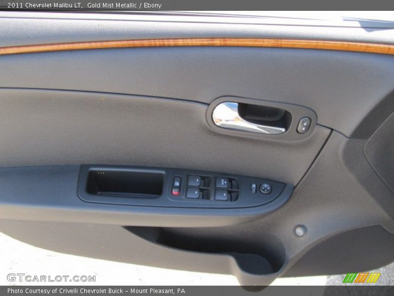 Gold Mist Metallic / Ebony 2011 Chevrolet Malibu LT
