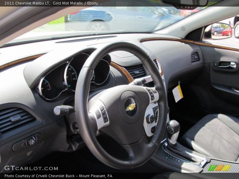 Gold Mist Metallic / Ebony 2011 Chevrolet Malibu LT