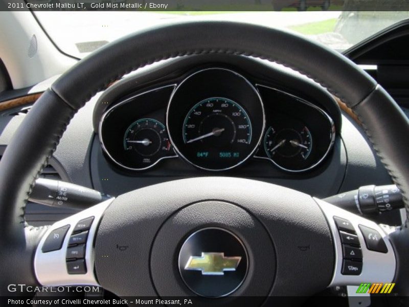 Gold Mist Metallic / Ebony 2011 Chevrolet Malibu LT