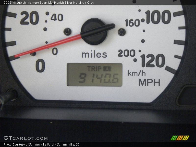 Munich Silver Metallic / Gray 2002 Mitsubishi Montero Sport LS