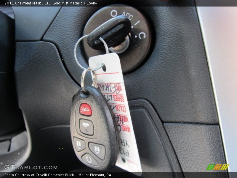 Gold Mist Metallic / Ebony 2011 Chevrolet Malibu LT