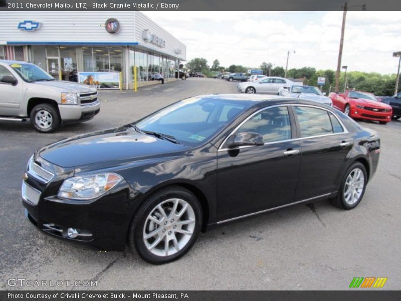 Black Granite Metallic / Ebony 2011 Chevrolet Malibu LTZ
