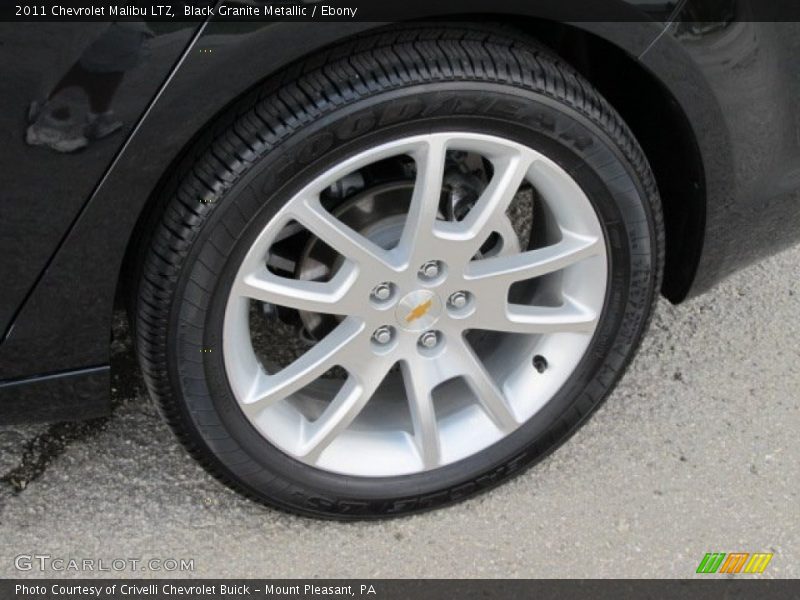 Black Granite Metallic / Ebony 2011 Chevrolet Malibu LTZ