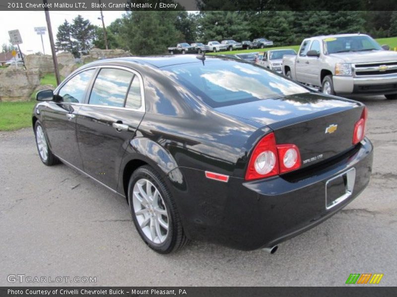 Black Granite Metallic / Ebony 2011 Chevrolet Malibu LTZ