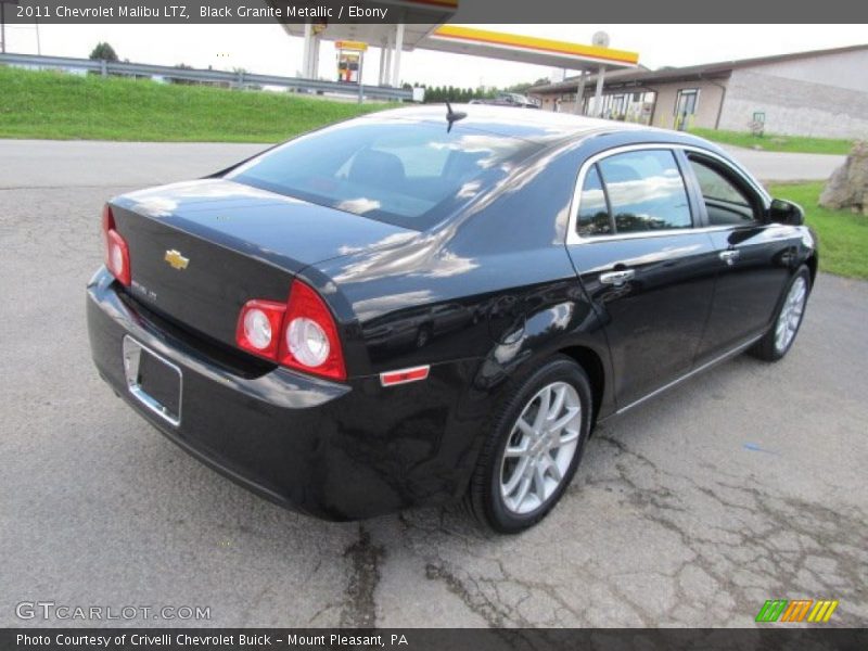 Black Granite Metallic / Ebony 2011 Chevrolet Malibu LTZ