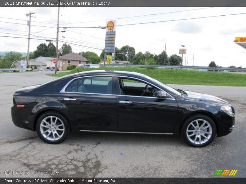 Black Granite Metallic / Ebony 2011 Chevrolet Malibu LTZ