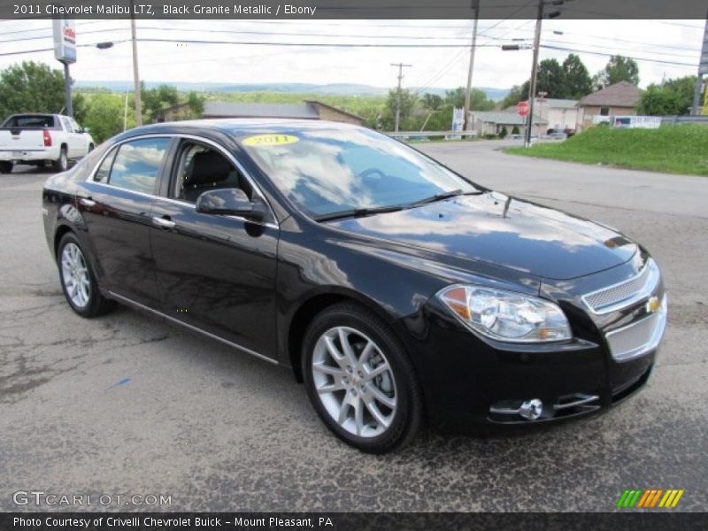 Black Granite Metallic / Ebony 2011 Chevrolet Malibu LTZ