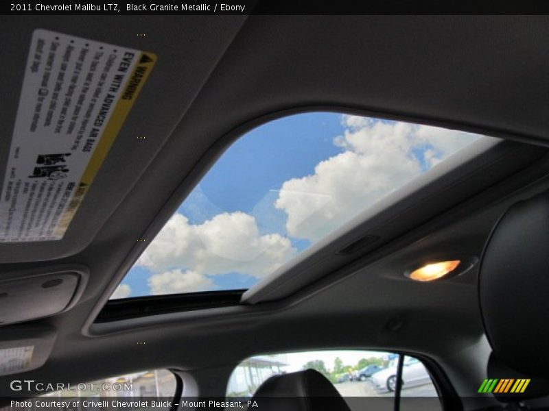 Black Granite Metallic / Ebony 2011 Chevrolet Malibu LTZ