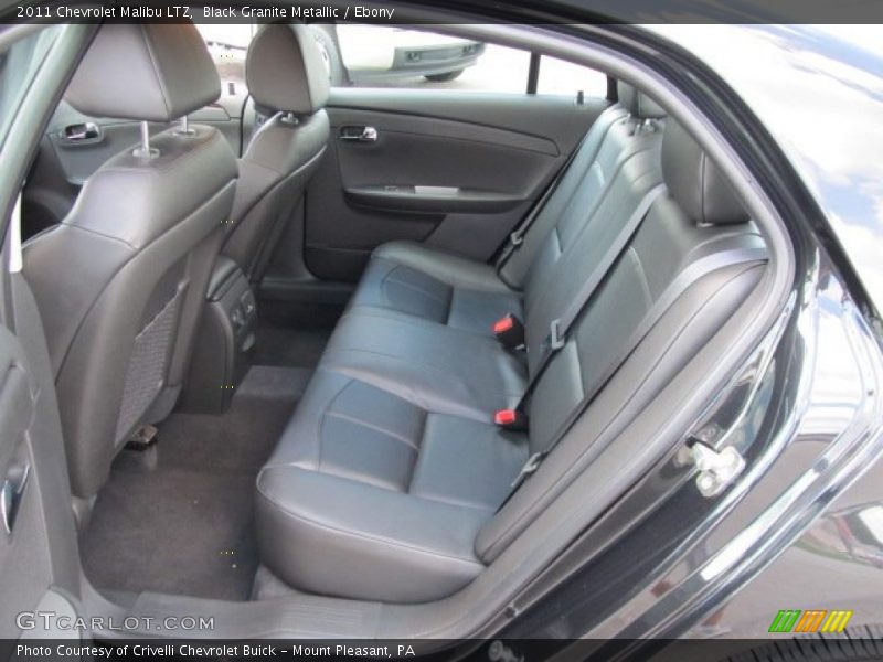 Black Granite Metallic / Ebony 2011 Chevrolet Malibu LTZ