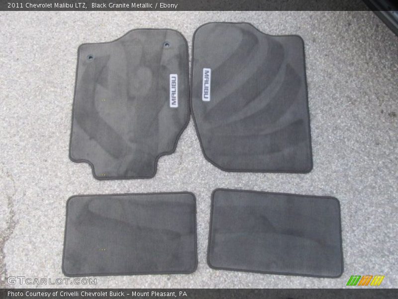Black Granite Metallic / Ebony 2011 Chevrolet Malibu LTZ