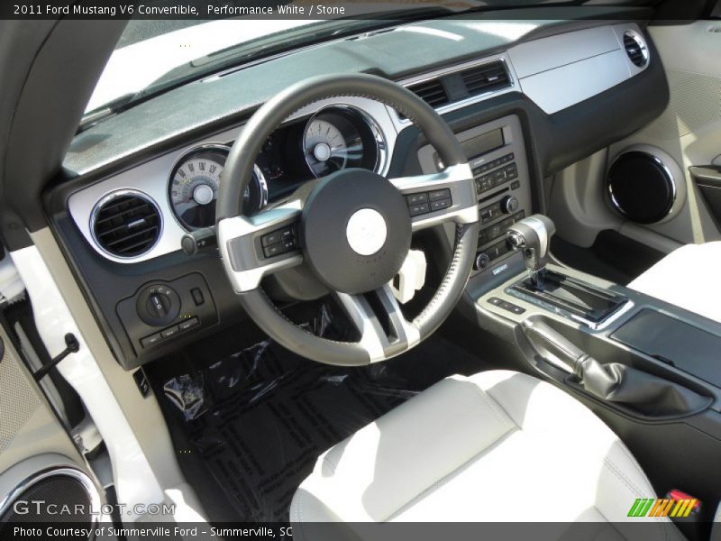 Performance White / Stone 2011 Ford Mustang V6 Convertible