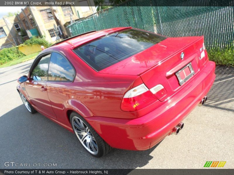 Imola Red / Black 2002 BMW M3 Coupe