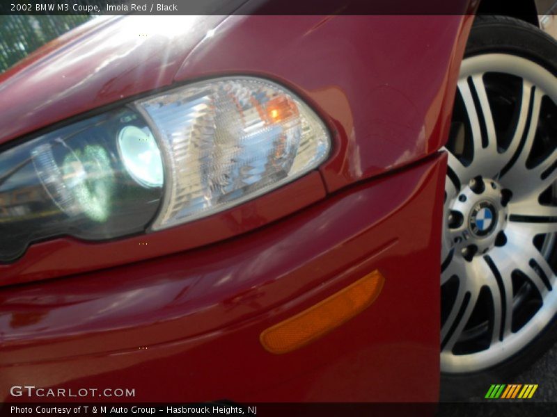Imola Red / Black 2002 BMW M3 Coupe