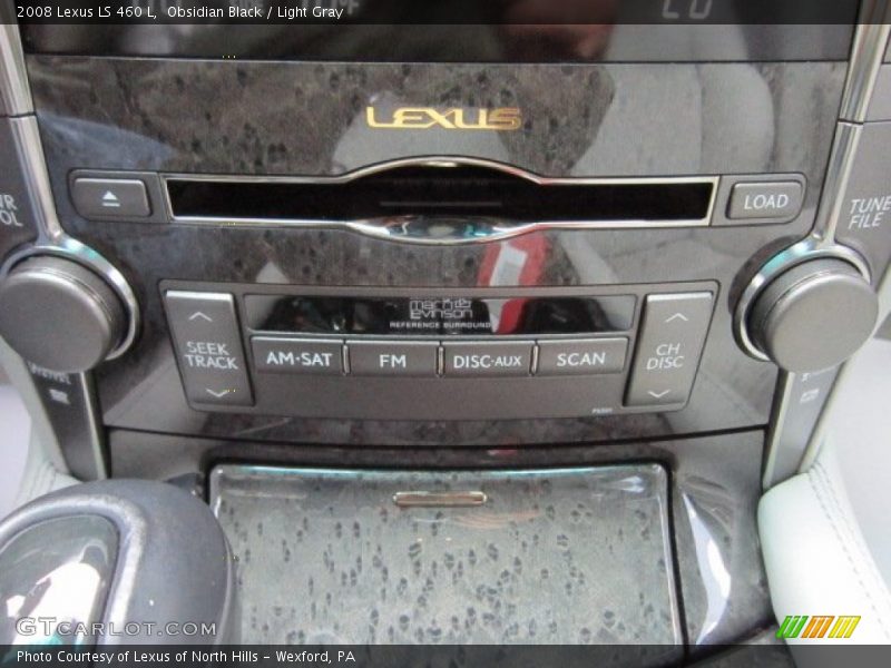 Obsidian Black / Light Gray 2008 Lexus LS 460 L