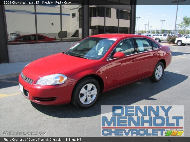 Precision Red / Gray 2008 Chevrolet Impala LT