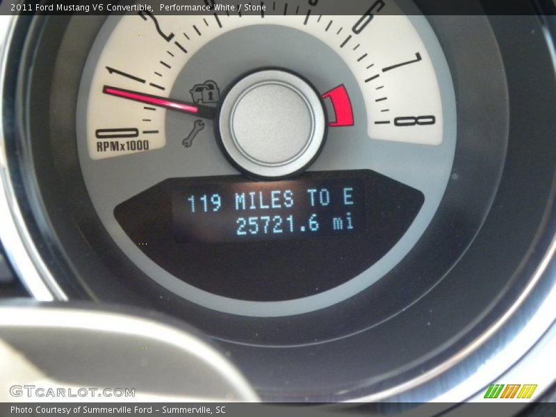 Performance White / Stone 2011 Ford Mustang V6 Convertible