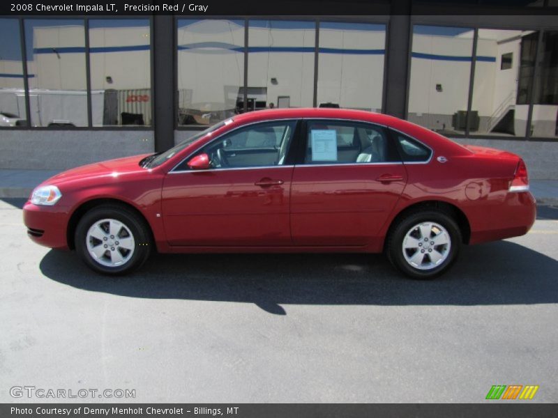 Precision Red / Gray 2008 Chevrolet Impala LT