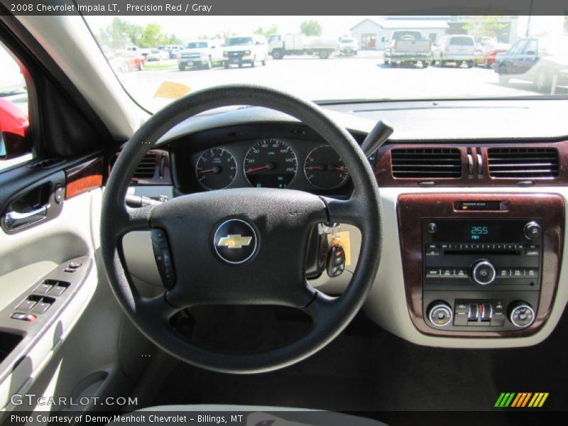Precision Red / Gray 2008 Chevrolet Impala LT