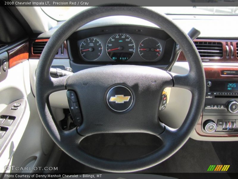 Precision Red / Gray 2008 Chevrolet Impala LT