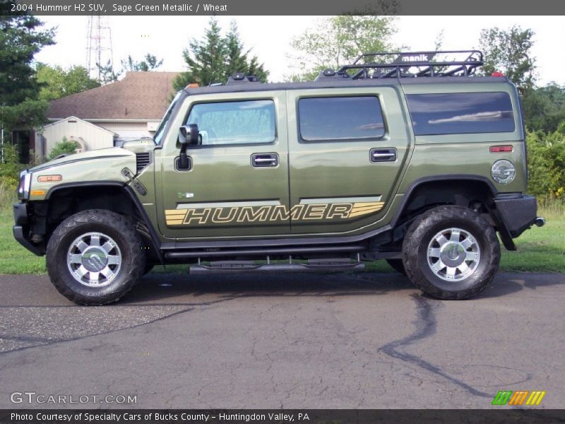  2004 H2 SUV Sage Green Metallic