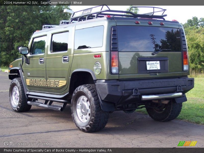 Sage Green Metallic / Wheat 2004 Hummer H2 SUV