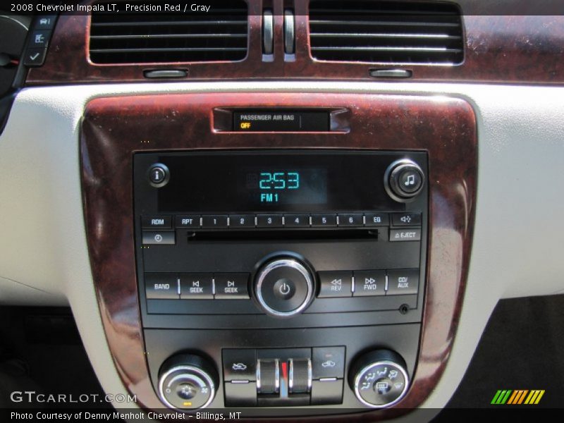 Precision Red / Gray 2008 Chevrolet Impala LT