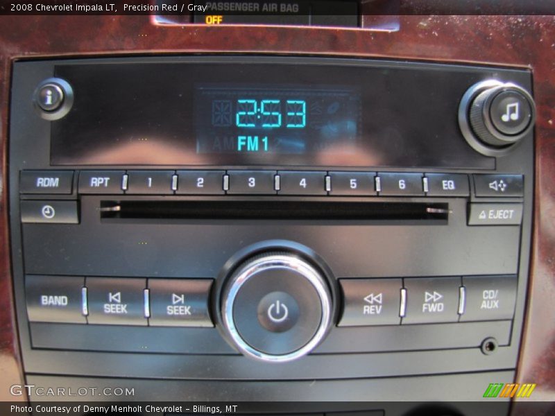 Precision Red / Gray 2008 Chevrolet Impala LT