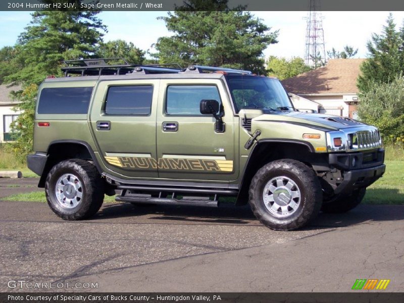  2004 H2 SUV Sage Green Metallic