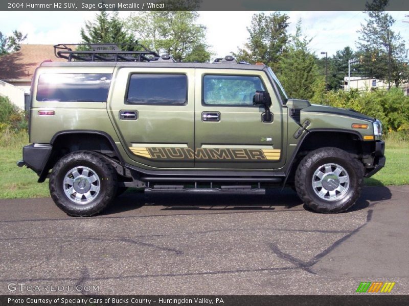  2004 H2 SUV Sage Green Metallic