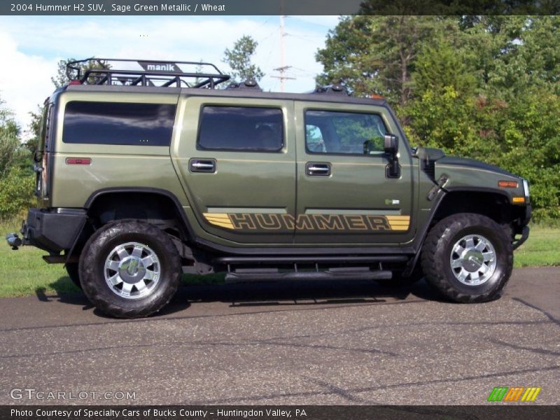  2004 H2 SUV Sage Green Metallic