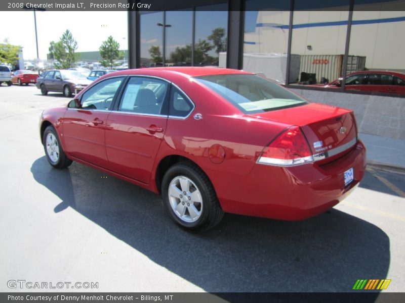 Precision Red / Gray 2008 Chevrolet Impala LT