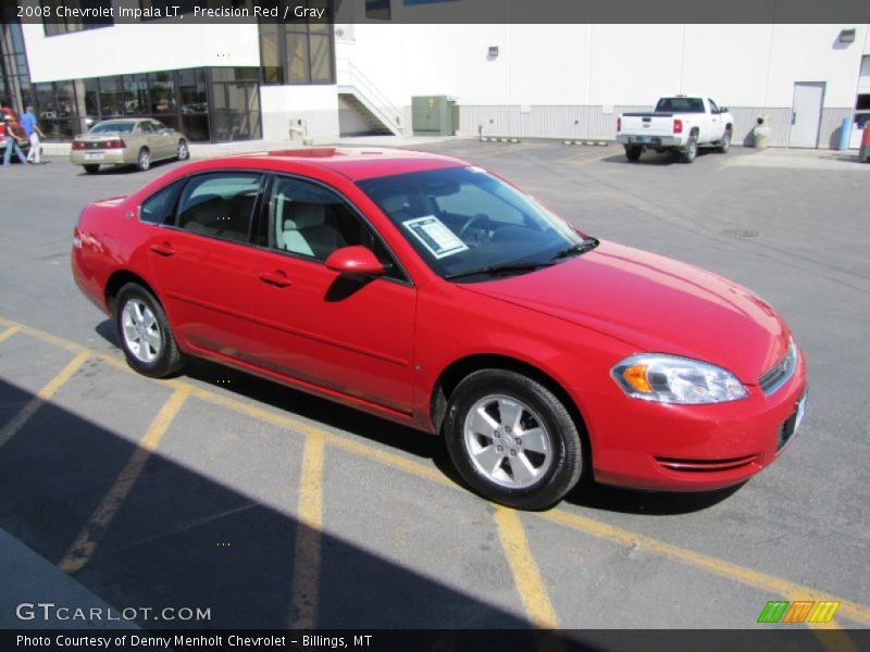 Precision Red / Gray 2008 Chevrolet Impala LT