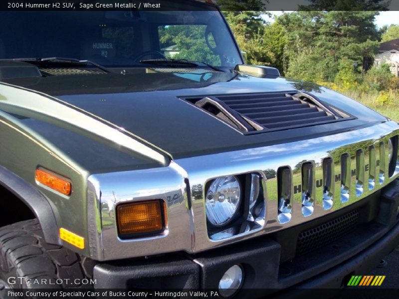 Sage Green Metallic / Wheat 2004 Hummer H2 SUV