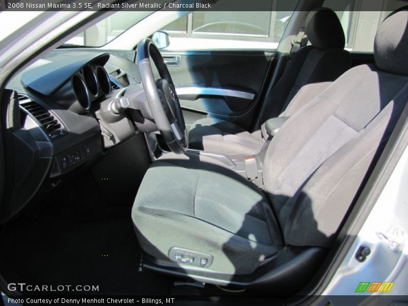 Radiant Silver Metallic / Charcoal Black 2008 Nissan Maxima 3.5 SE