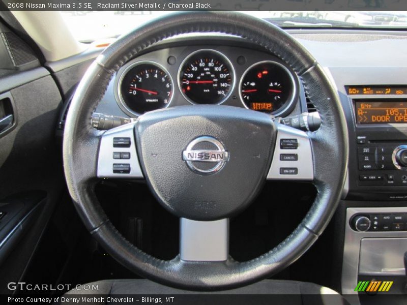 Radiant Silver Metallic / Charcoal Black 2008 Nissan Maxima 3.5 SE