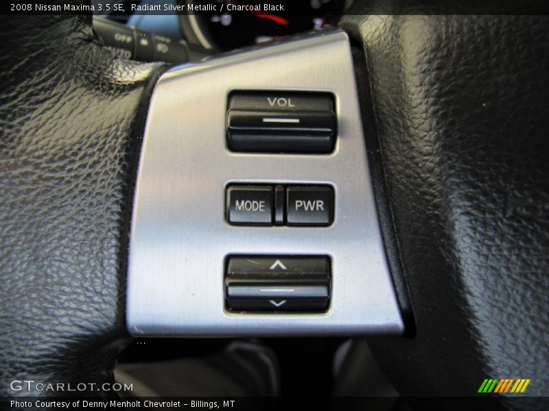 Radiant Silver Metallic / Charcoal Black 2008 Nissan Maxima 3.5 SE