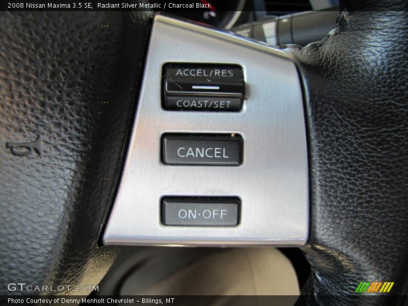 Radiant Silver Metallic / Charcoal Black 2008 Nissan Maxima 3.5 SE